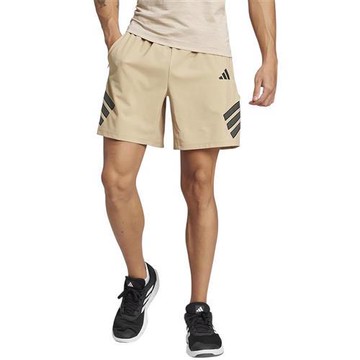 Adidas 排汗短褲 男裝 拉鍊口袋 卡其【運動世界】JC5225