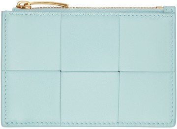 Bottega Veneta 蓝色 Cassette Key Pouch 卡包