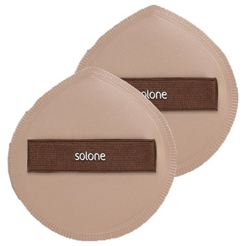 Solone 台灣公司貨 彈力訂製舒芙蕾海綿  2個  加大可可水滴