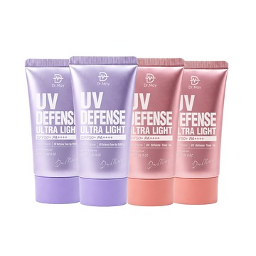 【Dr. May】美博士專業紫潤白防曬乳(40ml)/潤色防曬乳(40ml)/清爽防曬乳(40ml)_3款依規格共4入 *不適用折價券