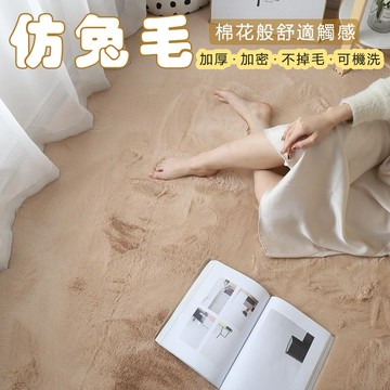 加厚地毯 仿兔毛地毯 客廳地毯 長毛地墊 短毛地毯 長毛地毯 絨毛地毯 地毯 地墊 臥室地毯 房間床邊地毯 保暖毛地毯