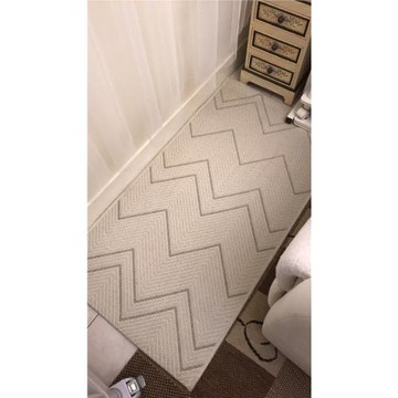 【范登伯格】爵士★類亞麻室內外地毯/踏墊-(閃電米)60x110cm