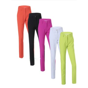 2025夏款高爾夫服裝女士長褲速干褲子抗皺修身LOGF褲薄長球褲