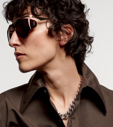 Saint Laurent SL M137 Amelia aviator sunglasses