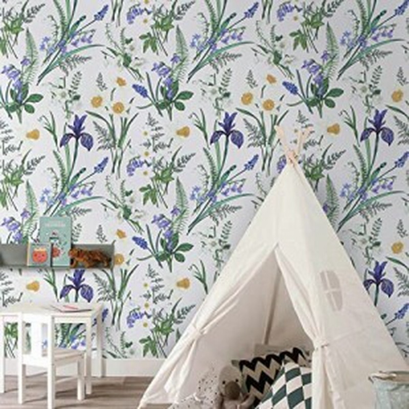 壁紙シール 花柄 リメイクシート インテリア シール 厚手 はがせる壁紙 蘭 葉 田園風 おしゃれ のり付き 幅41cm 長さ5m ウォールステッ 通販 Lineポイント最大1 0 Get Lineショッピング