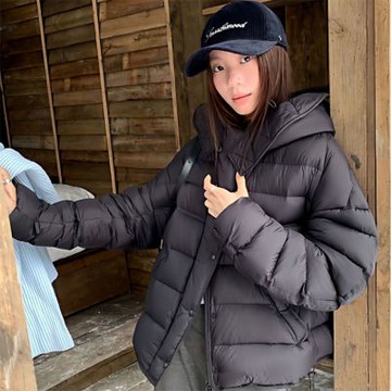 [巴黎精品] 現貨+預購 頂級真羽絨外套90%鴨絨羽絨衣秋冬外套保暖上衣大碼休閒女裝-花苞短版6色a1mj17