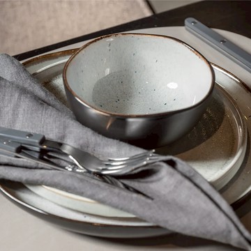 比利時 S&P Lunar 靜月暮影 陶瓷主食碗 16cm