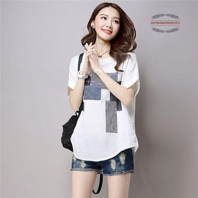 レディース五分袖 Tシャツ 白tシャツ リネンtシャツ トップス 半袖tシャツ 夏tシャツ カジュアル きれいめ 夏物 予約販売 通販 Lineポイント最大get Lineショッピング