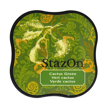【TSUKINEKO 日本月貓】油性迷你印台 仙人掌綠