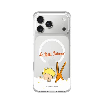 iPhone 17 Pro Max ClearX (MagSafe 兼容) 晶透白 - Le Petit Prince 小王子 - 小王子與狐狸 - 偷偷窺視