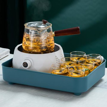 電陶爐煮茶器茶壺茶具套裝小型茶爐玻璃花茶壺家用燒水壺燒茶泡茶