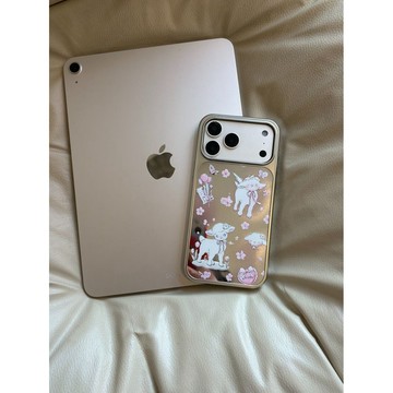 粉小羊適用iPhone17Pro蘋果手機殼16Pro/15新款14/13可愛12鏡面11