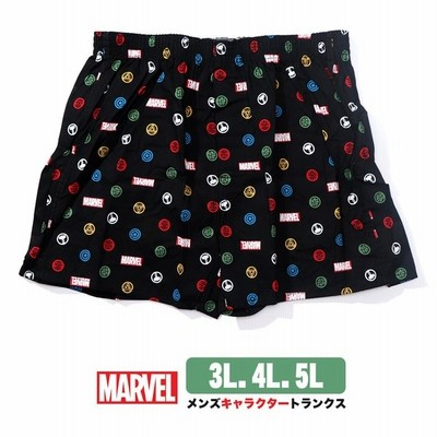 Marvel マーヴェル マーベル トランクス アイコン キャラクター 柄 M L Ll パンツ メンズ 綿100 可愛い かわいい 下着 通販 Lineポイント最大get Lineショッピング