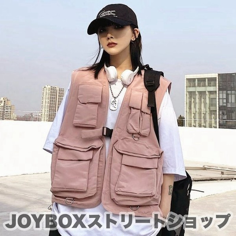 ベスト 韓国 ストリート Hiphop Y2k K Pop ダンス 衣装 メンズライク 原宿 オルチャン 可愛い レディース 6t 62 通販 Lineポイント最大0 5 Get Lineショッピング