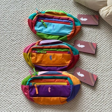 胸包 單肩包 防水包 腰包 美洲羊駝包多巴胺腰包大容量騎行戶外森系胸包斜挎運動防水3升