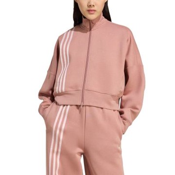 【Adidas 愛迪達】 3 STRIPES ZIPUP 立領 運動外套 女 - JW3609