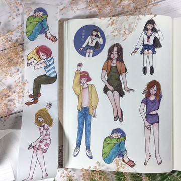 【歸途】美夢女孩紙膠帶