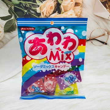日本 川口製果 Mix綜合蘇打風味糖 蘇打糖 綜合汽水糖