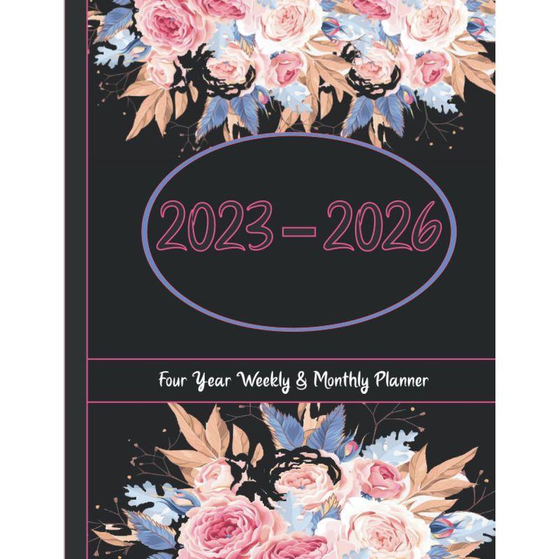 2023-2026 Four Year Weekly  Monthly Planner: Four year Pocket Calenda