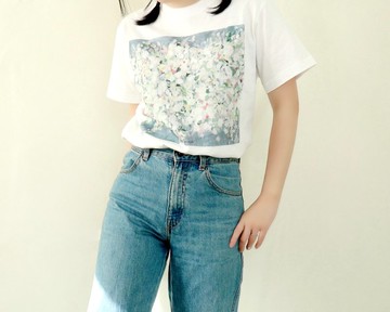 穿上藝術的T恤 滿天星