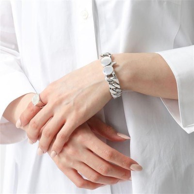 TOMWOOD トムウッド BL42842 NA01S Slim Bracelet S シルバー