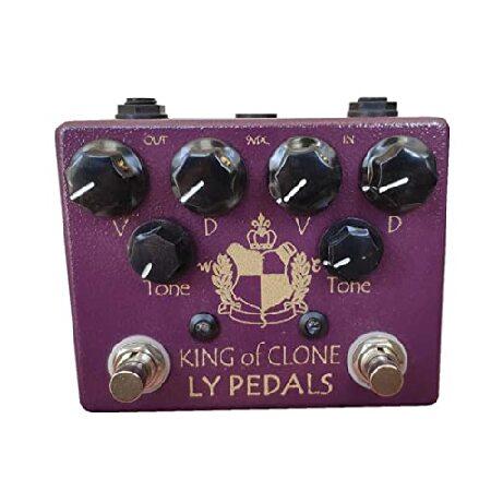 LYR Guitar effect pedal OVERDRIVE pedal electric guitar King Of Pedal Professional effect pedal True bypass, purple, 120 93 65 mm (V4)