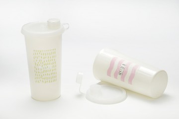 KEYTOSS WATER-環保密封吸管杯500ml 1入 (9*16CM)