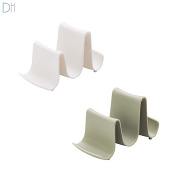 【現貨】波浪鍋蓋架 創意 塑膠 簡易 廚房 筷子 刀子 砧板 菜板 收納置物架 Dhome