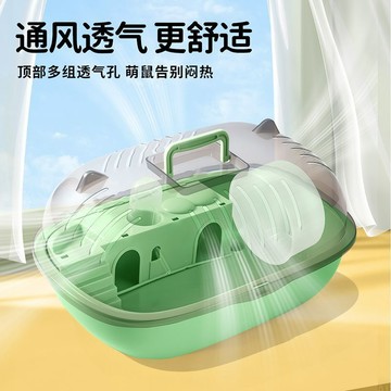 臺灣-出貨🔥【新款熱銷】寵物別墅雙層貓頭籠豪華套餐倉鼠籠子金絲超大基礎套裝全套亞克力 O1OZ
