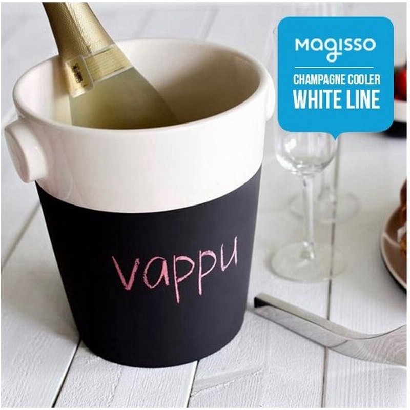 北欧雑貨 Magisso クーリング シャンパンクーラー ホワイトライン Champagne Cooler おしゃれ 人気 Apis 通販 Lineポイント最大0 5 Get Lineショッピング