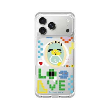 iPhone 17 Pro Max ClearX (MagSafe 兼容) 晶透白 - MacaronToe 馬卡龍腳趾 - 陪我玩 Play With Me