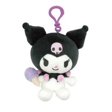 【震撼精品百貨】酷洛米_Kuromi~Sanrio 日本SANRIO三麗鷗 酷洛米絨毛玩偶吊飾-冰淇淋*16163