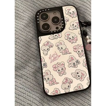 Ins風可愛頑皮兔iPhone蘋果18 17e 16/15pro防摔14/13防護保護殼12/11手機殼 潮