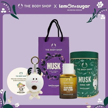 【THE BODY SHOP】琥珀麝香x糖糖娃娃IP聯名圓禮盒