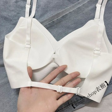 夏季薄款U型美背內衣女性感純欲小胸聚攏防下垂無痕大露背文胸bra 提拉內衣 收副乳 防下垂 少女內衣 無