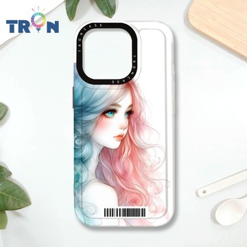 TRON IPHONE 16 PRO 不愛笑的女孩 防摔 MAGSAFE 磁吸 太空載具殼 透黑 手機殼