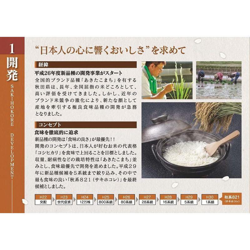 精米秋田県産 白米 サキホコレ 5kg 令和4年産