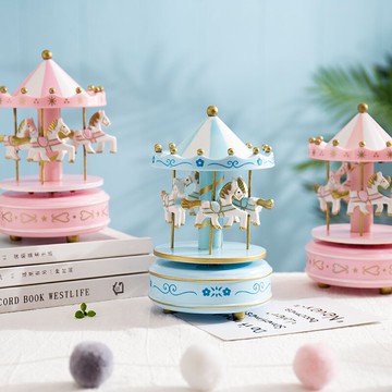 創意音樂盒禮物裝飾品擺件家居兒童房間女生臥室床頭柜桌面小擺設