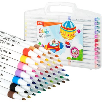 得力Deli丙烯馬克筆組/EC189-48/48色