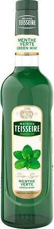 Teisseire 糖漿果露-綠薄荷風味 Green Mint 法國頂級天然糖漿 700ml-有效期限2026.09【良鎂咖啡精品館】