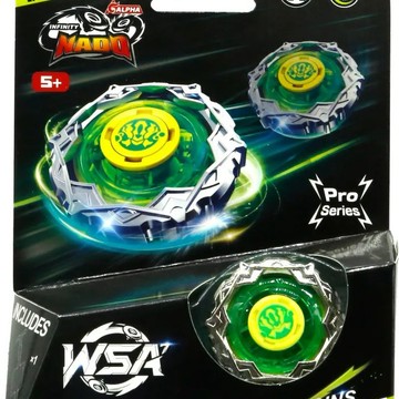 【唐采禮品】WSA競技陀螺 傳奇再現-青藍冰傘(綠)(1入)-JG-AP60136GN