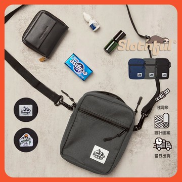【SLOTHFUL®】小包 包包 護照包 斜背包男 側背包 小包包 出國小包 小廢包 小方包 側背包男 男生側背包 包