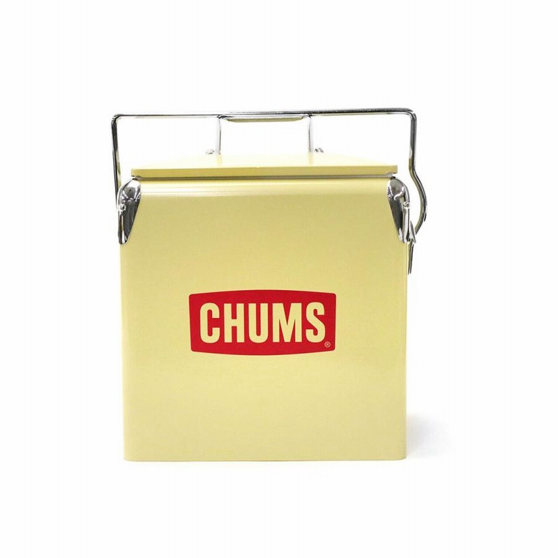 CHUMS - CHUMS チャムス スチール クーラーボックス 12L ベージュ Amazon | チャムス (CHUMS) スチールクーラーボックス ベージュ