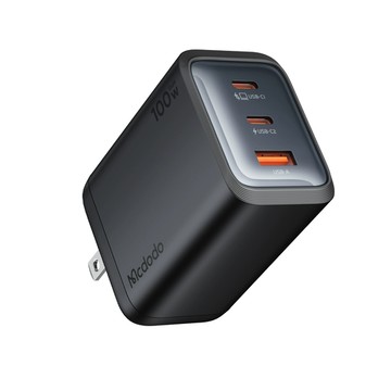 Mcdodo麥多多｜LQ CH011 Gana系列三口mini充電器100W 2C1A 美規