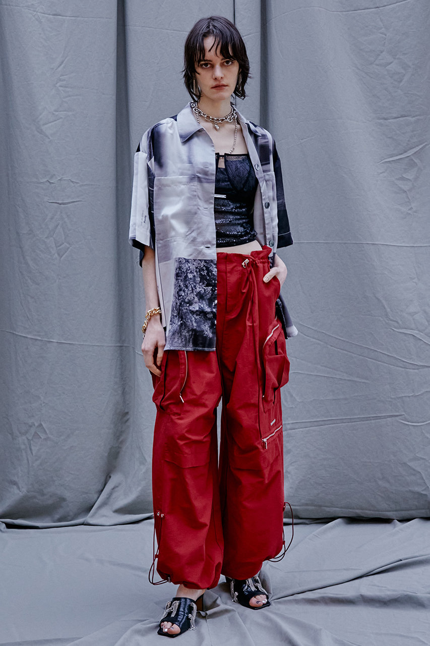 ㊱ 半額 新品 プランクプロジェクト Satin Track Pants ブルー