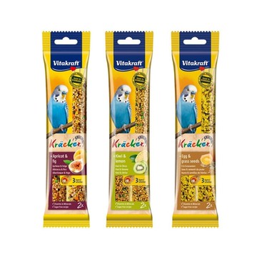 德國Vitakraft VITA-小型鸚鵡棒棒糖-水果/奇異果/蛋黃 2支入 x 7組