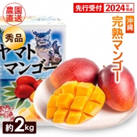 ヤマト農園　完熟マンゴー約2kg（秀品）