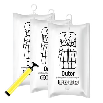 衣物壓縮袋 大型  L  1組  3入