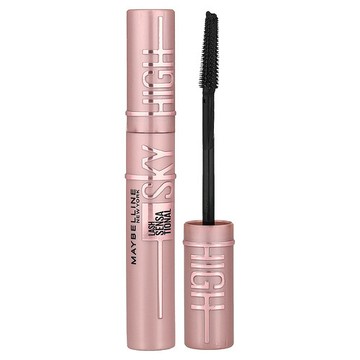 Maybelline, Lash Sensational，Sky High 睫毛膏，801 濃黑色，0.24 盎司（7.2 毫升）