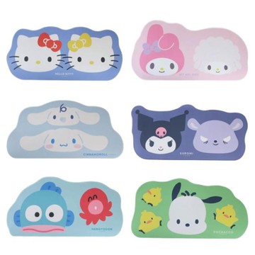 小禮堂 Sanrio 三麗鷗 多功能造型滑鼠墊 (好友款) Kitty 美樂蒂 酷洛米 大耳狗 帕恰狗